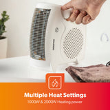 2000W PORTABLE UPRIGHT POWERFUL ELECTRIC FAN HEATER