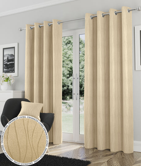 Goodwood Ready Made Blackout Thermal Eyelet Top Curtains