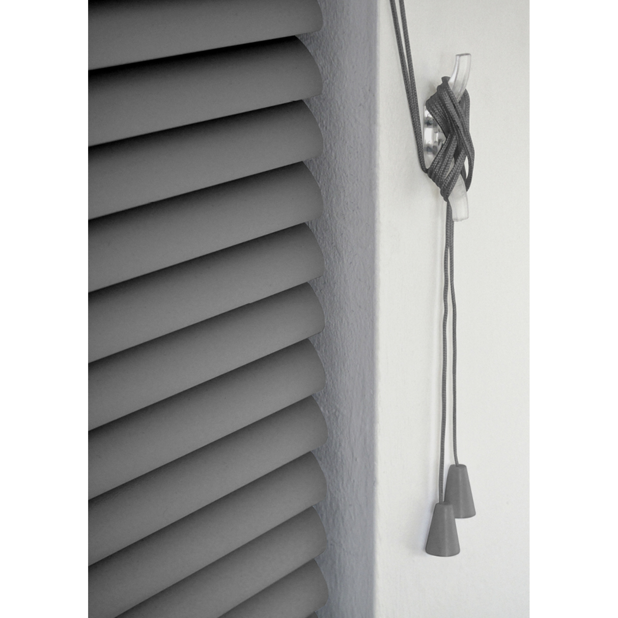 PVC Standard Drop Venetian Blinds Grey