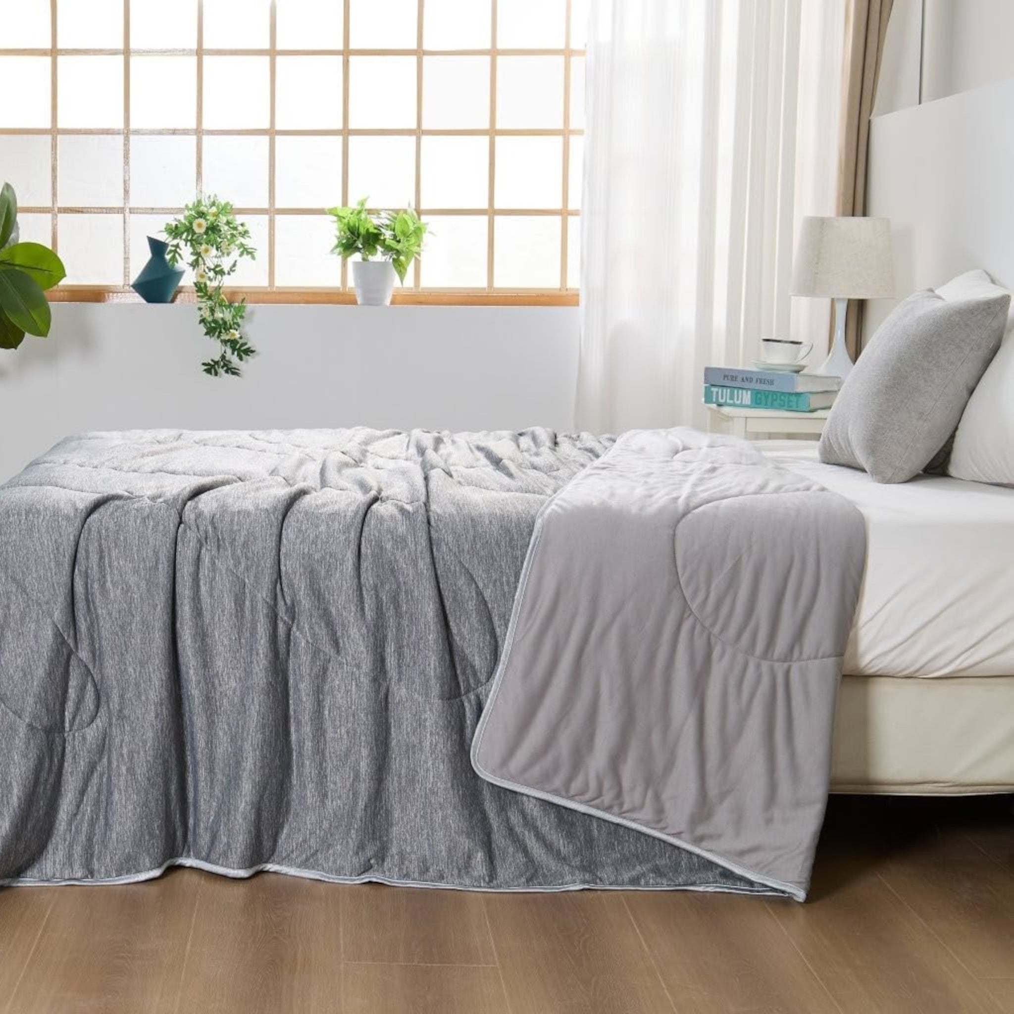 Double Cooling Quilt Grey (150x200cm)