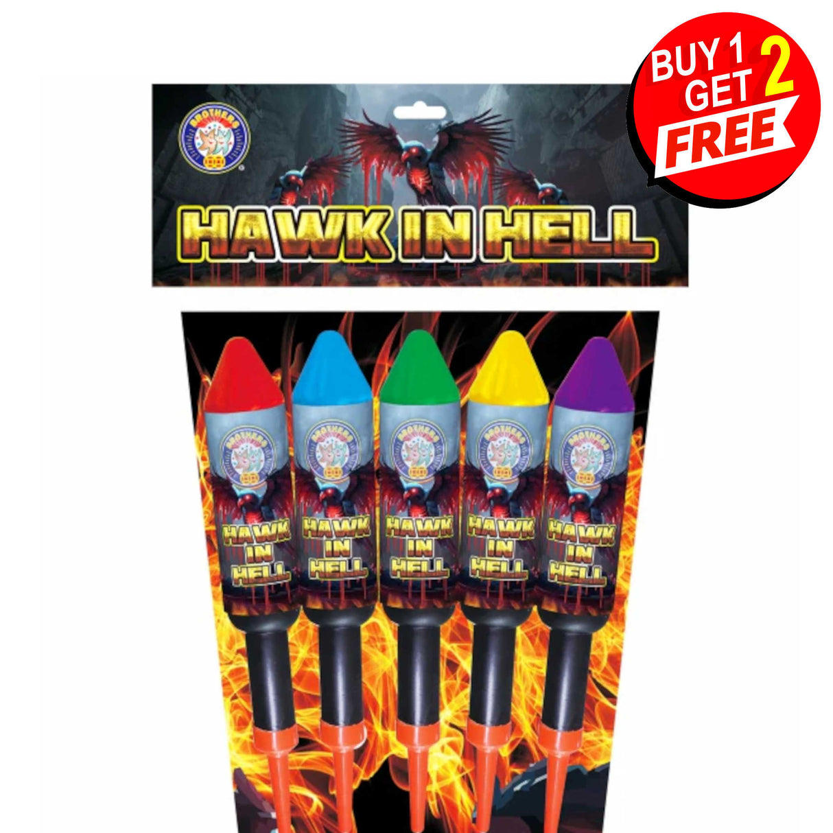 [PREORDER] Hawk in Hell | 5 Piece Rockets