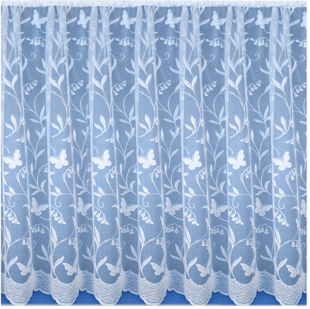 White Hawaii Panel Net Curtain – Sheer Voile Curtains