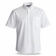 Henbury H555 Mens Short Sleeved Oxford Shirt White