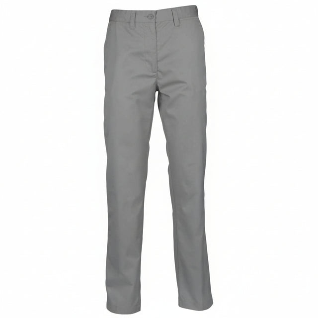 Henbury H640 65/35 Flat Fronted Chino Trouser Steel Grey
