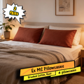 Ex MS (Major Store) Brushed Cotton Rust Pillowcases 2 x 2 Pack