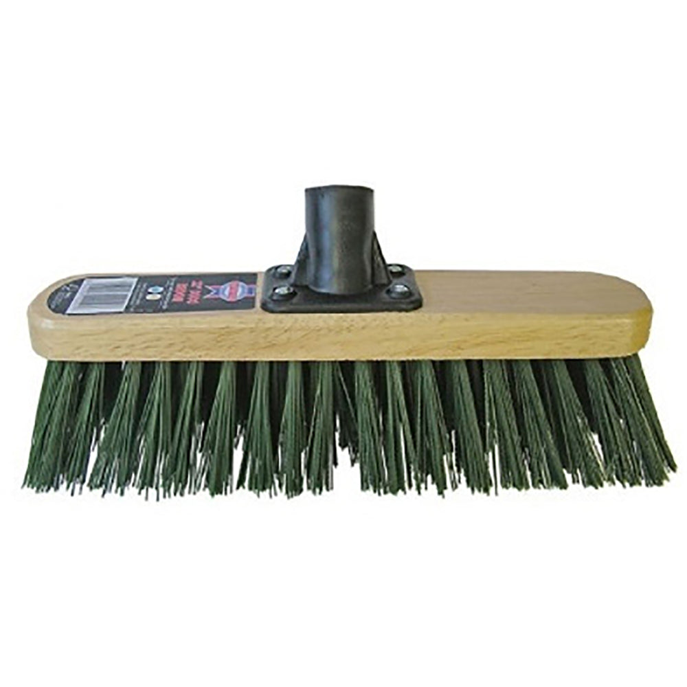 Kitchenmaster 11 Inch Green Garden Brush with Stick