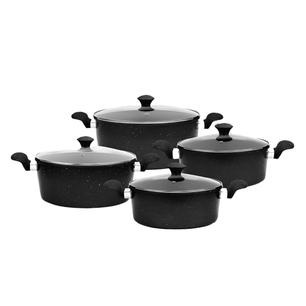 Easycook Forged Heavy Duty Marble Non-Stick Casserole 26/28/30/32cm