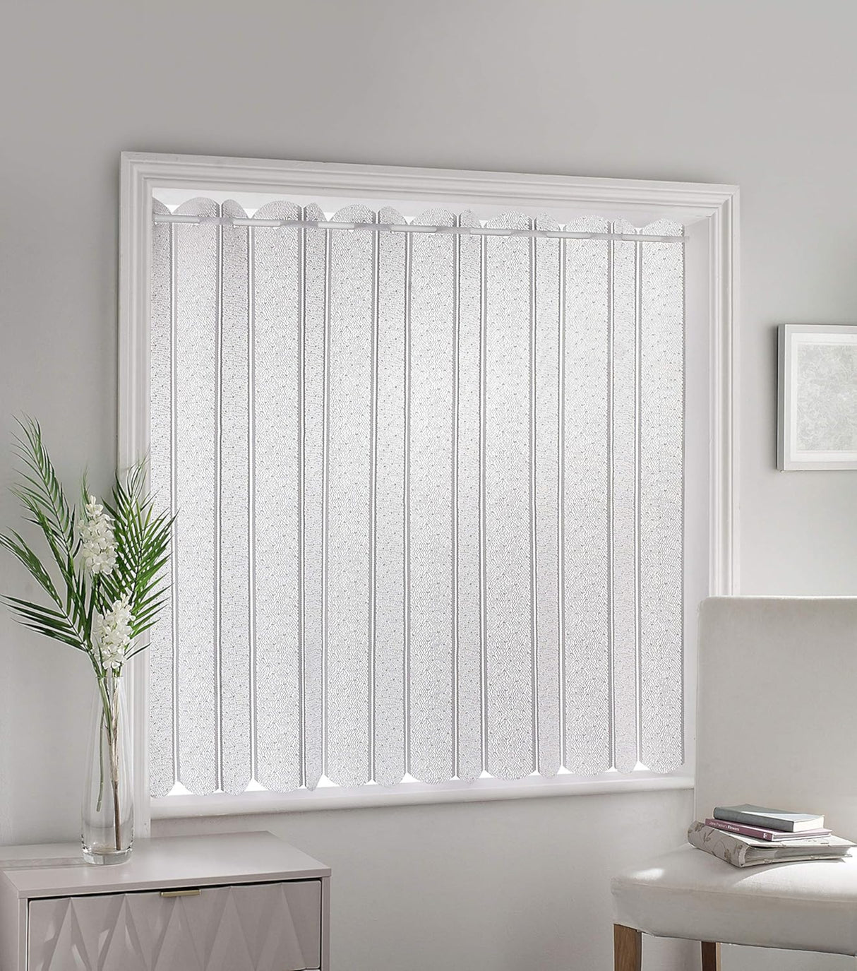 Parma Pleated Lace Blind