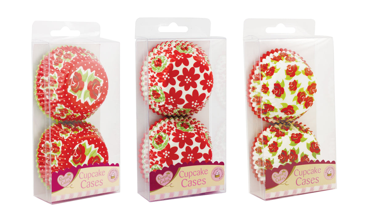 Cake Case Flower Design 60pk