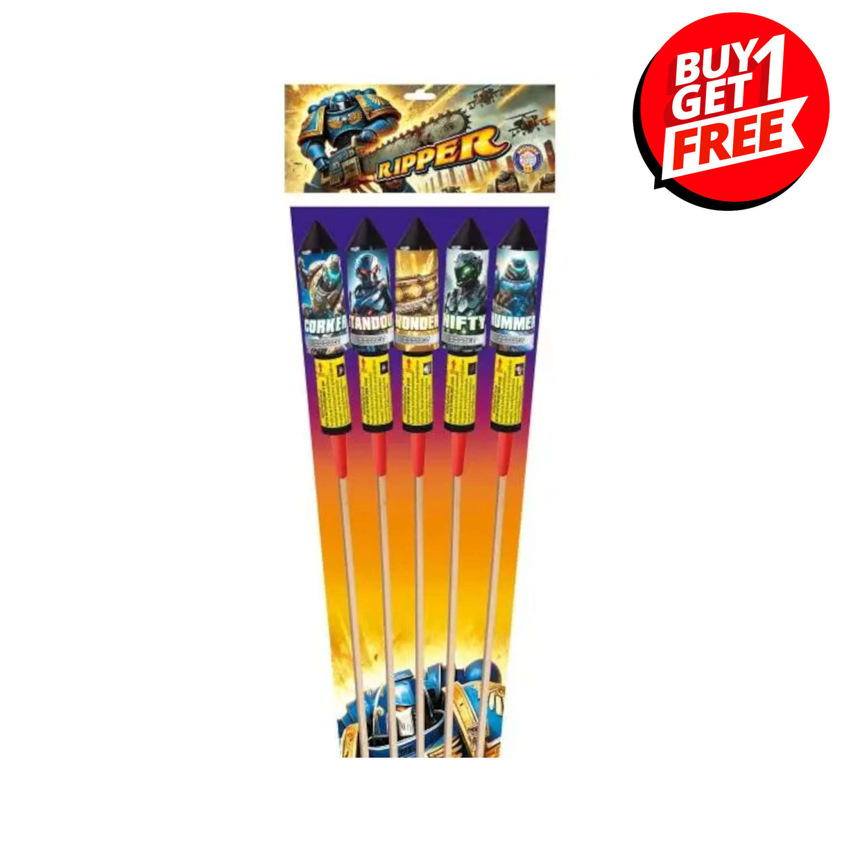 [PREORDER] Ripper | 5 Piece Rockets