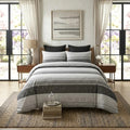Nest & Rest Reagen Charcoal Complete Bedding Set Single
