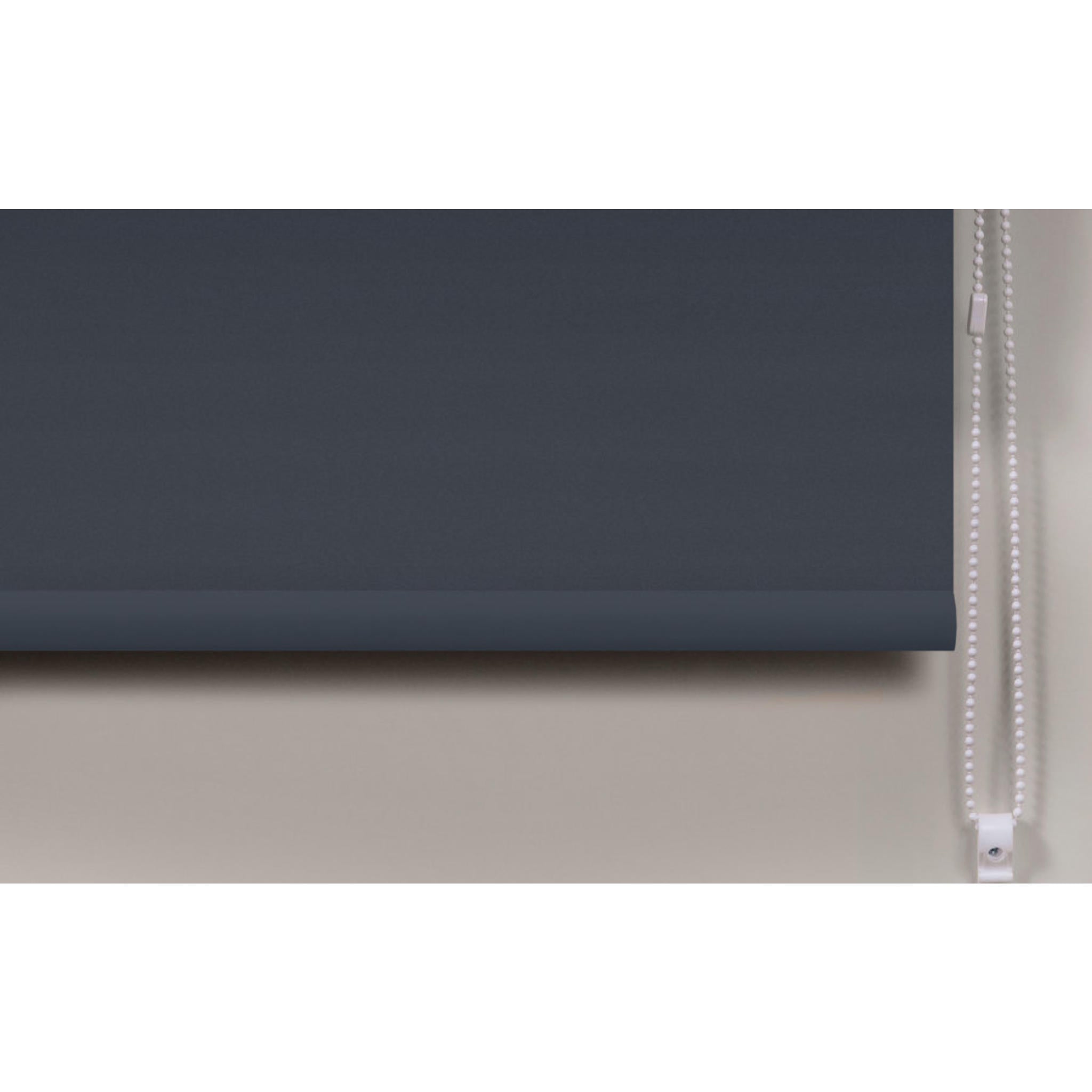 Polyester Blackout Roller Blind 120 x 160cm | Slate Grey