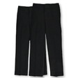 Boys Black Slim Fit School Trouser 2 Pack