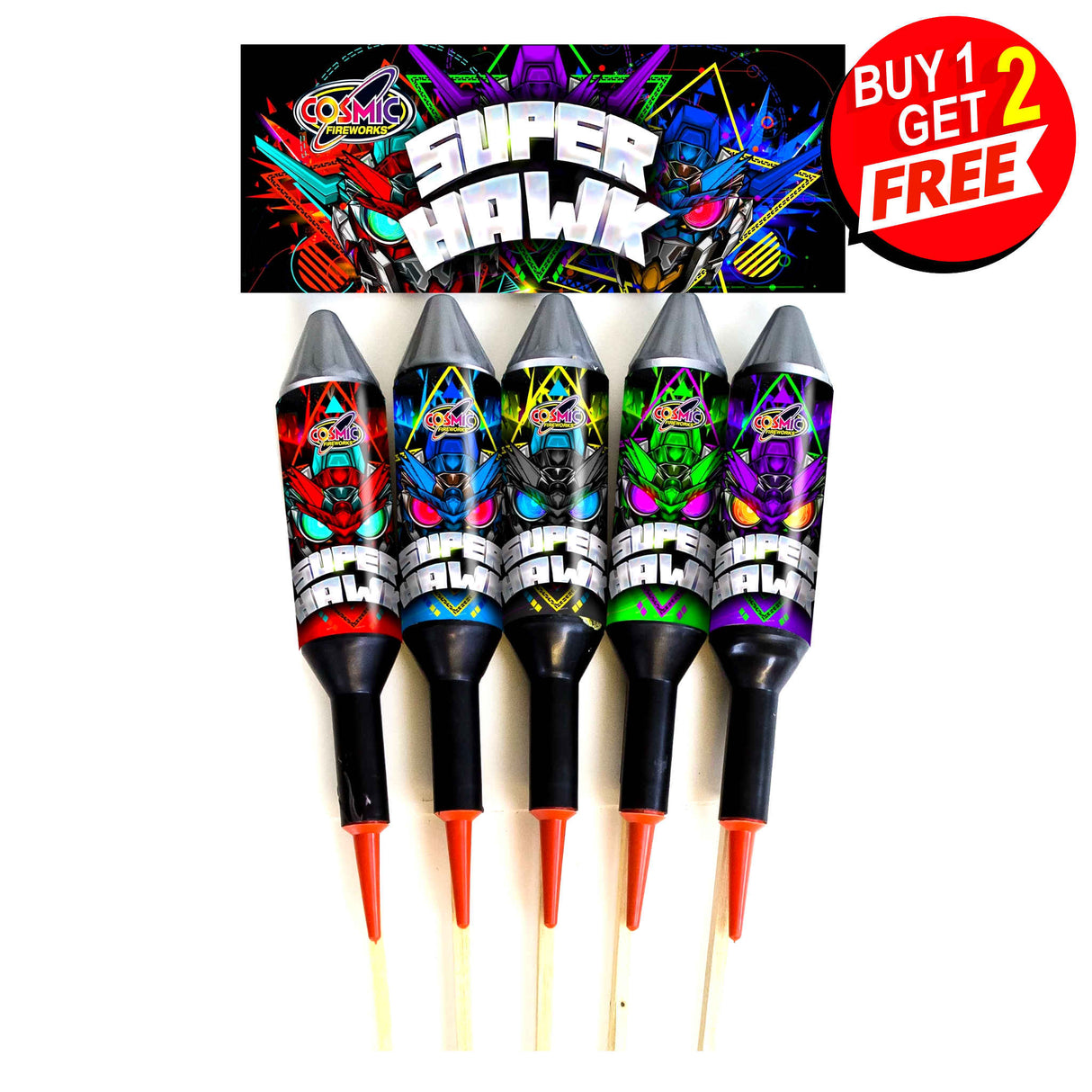 Super Hawk | 5 Piece Rockets