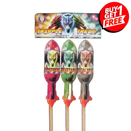 Triple Threat 3 Piece Rockets