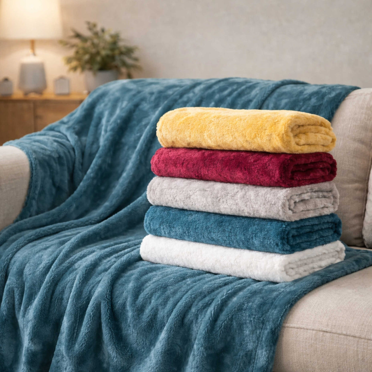 Snoozeville Flannel Throw 120x150cm