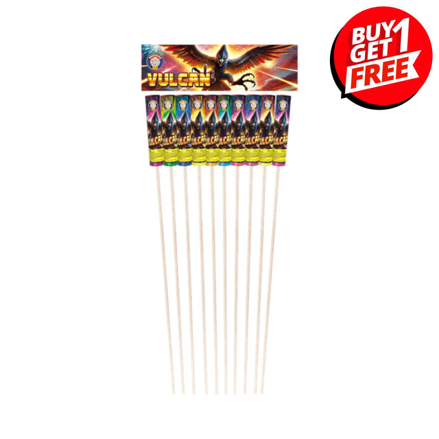 Vulcan 10 Piece Rockets