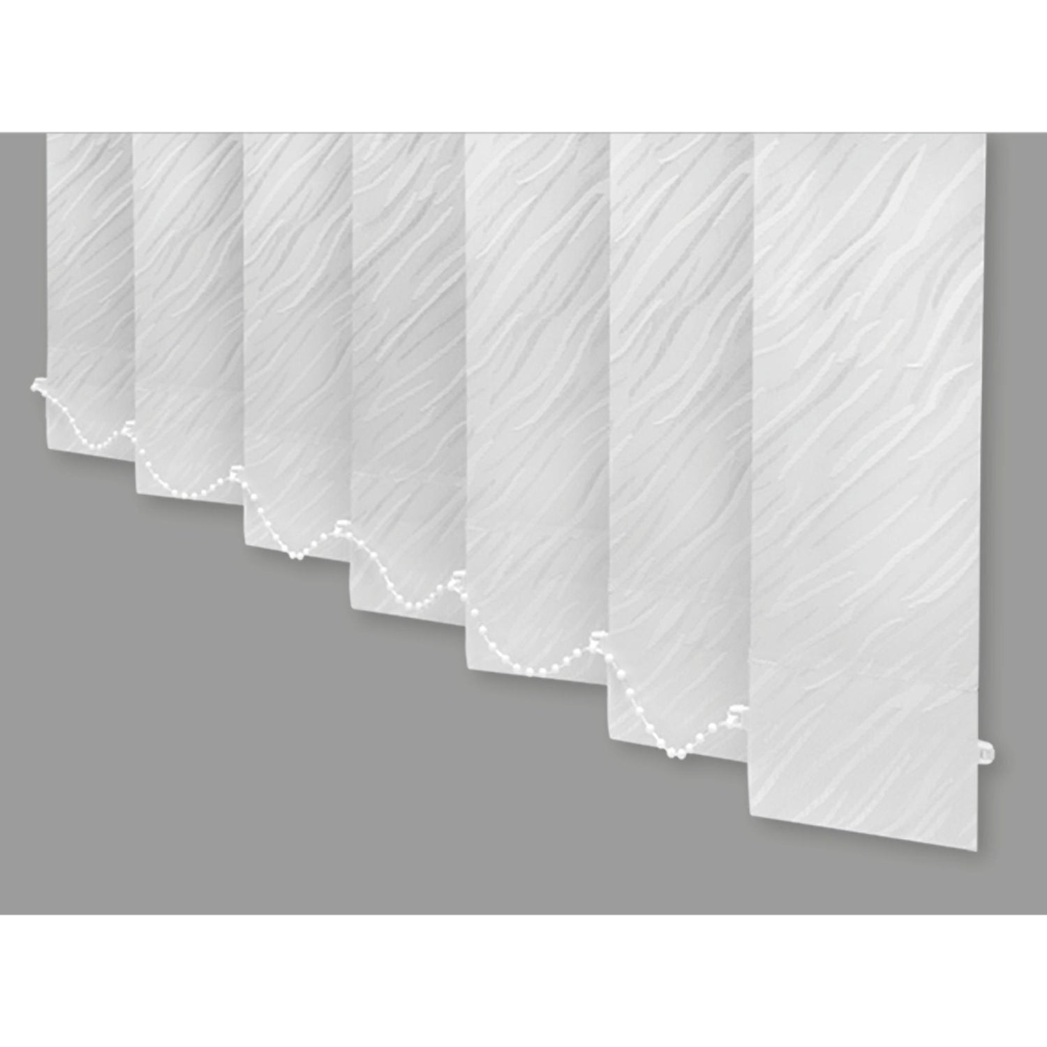 Vertical Blind 120 x 140cm (48x54&quot;) | White
