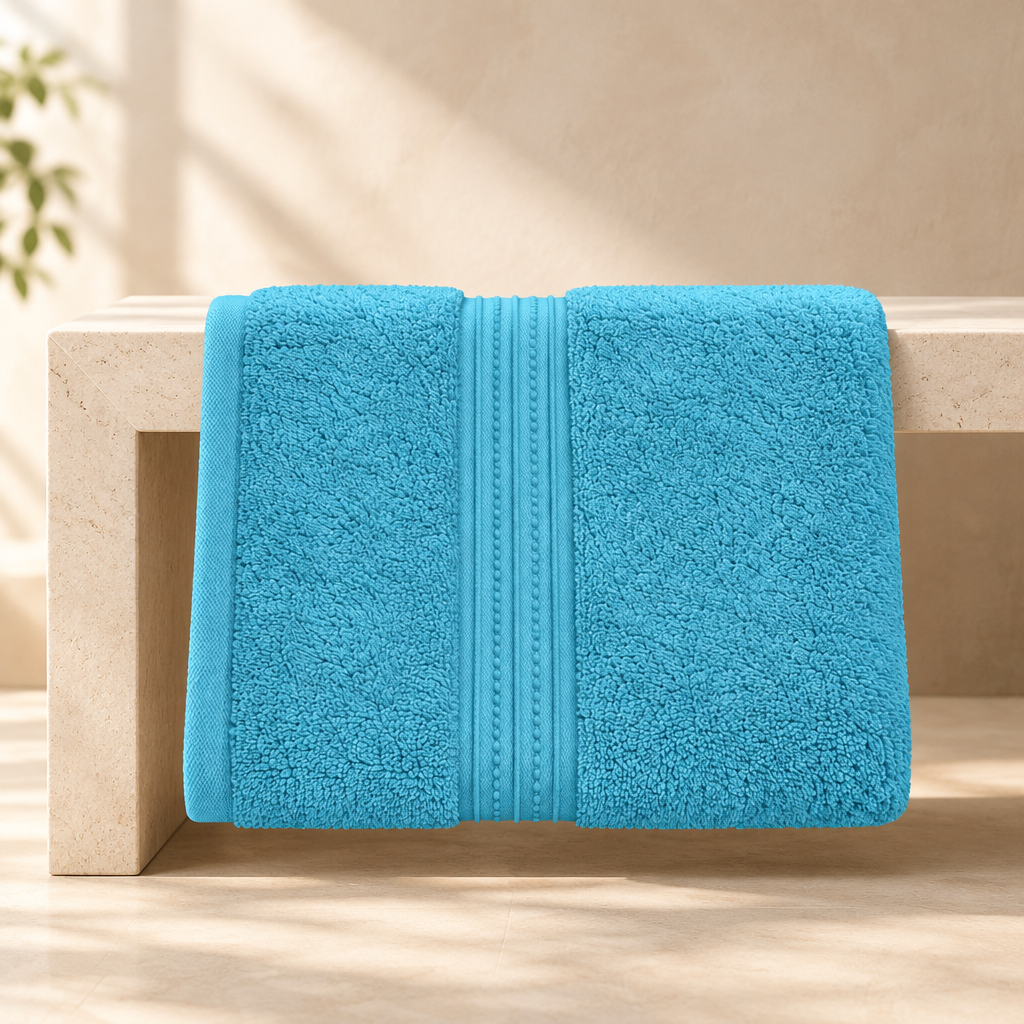 Vintage Spa Bath Towel 27"x54" 100% Cotton Soft Absorbent