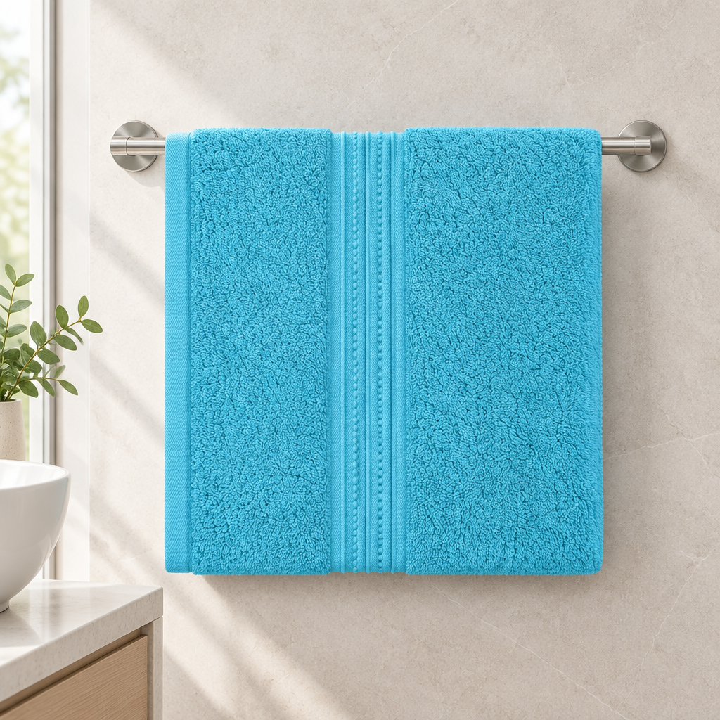 Vintage Spa Bath Towel 27"x54" 100% Cotton Soft Absorbent