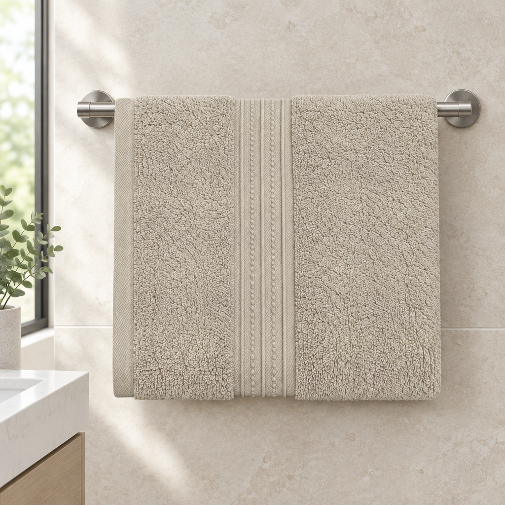 Vintage Spa Bath Towel 27"x54" 100% Cotton Soft Absorbent
