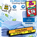 King Cooling Quilt Blue (200x220cm)