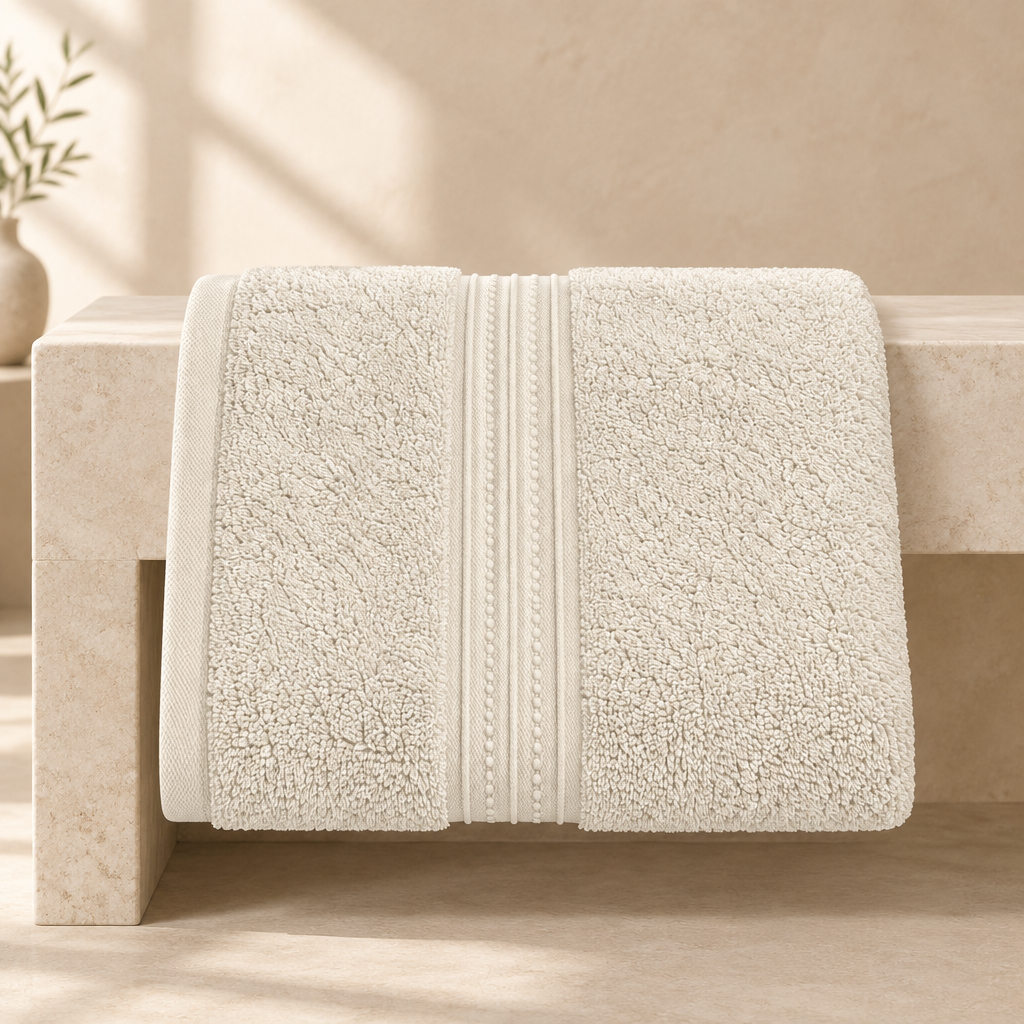 Vintage Spa Bath Towel 27"x54" 100% Cotton Soft Absorbent