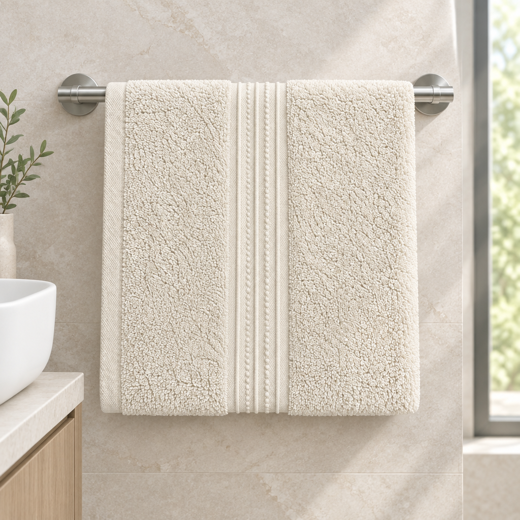 Vintage Spa Bath Towel 27"x54" 100% Cotton Soft Absorbent