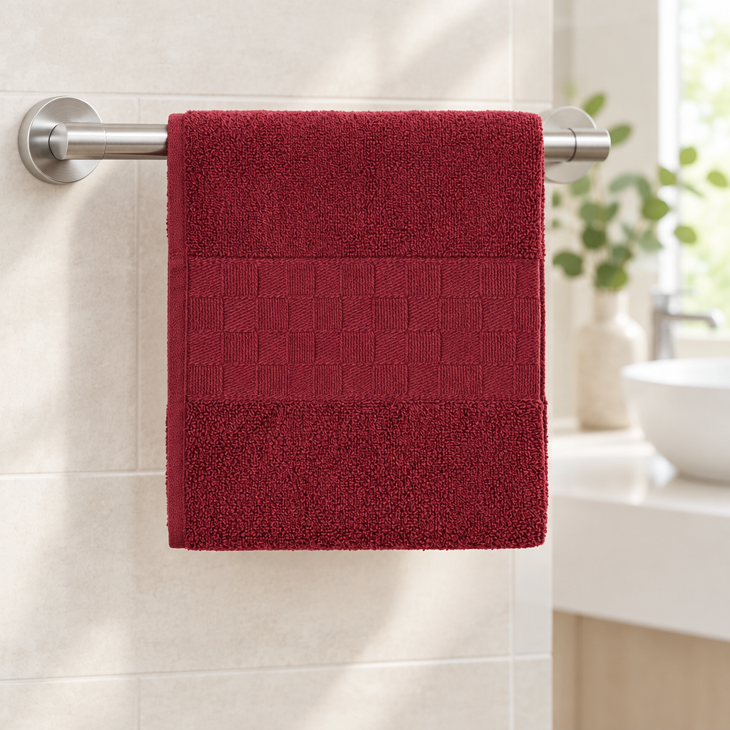 Feather & Stitch New York Face Towel 100% Cotton Superior Softness