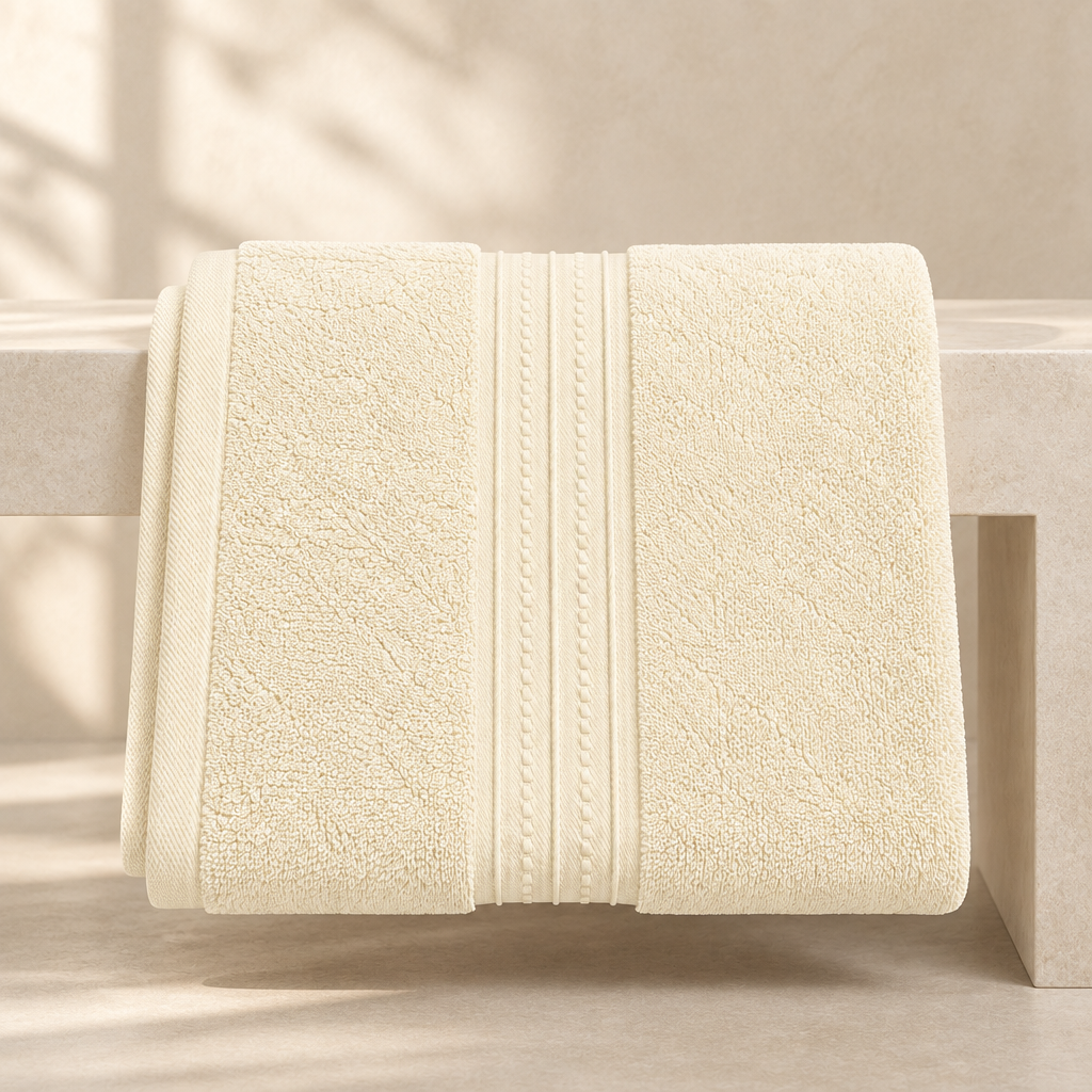 Vintage Spa Bath Towel 27"x54" 100% Cotton Soft Absorbent