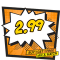 BUY 1 GET 1 FREE £2.99