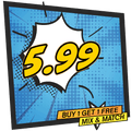 BUY 1 GET 1 FREE £5.99