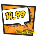 BUY 1 GET 1 FREE £14.99