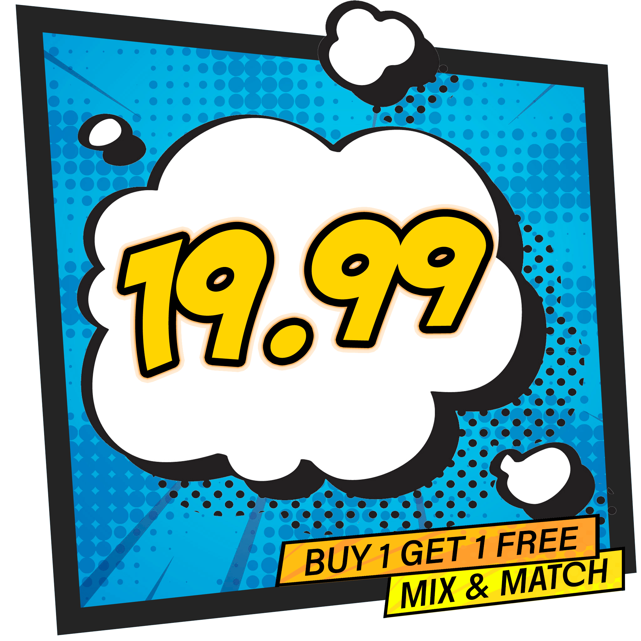 BUY 1 GET 1 FREE £19.99