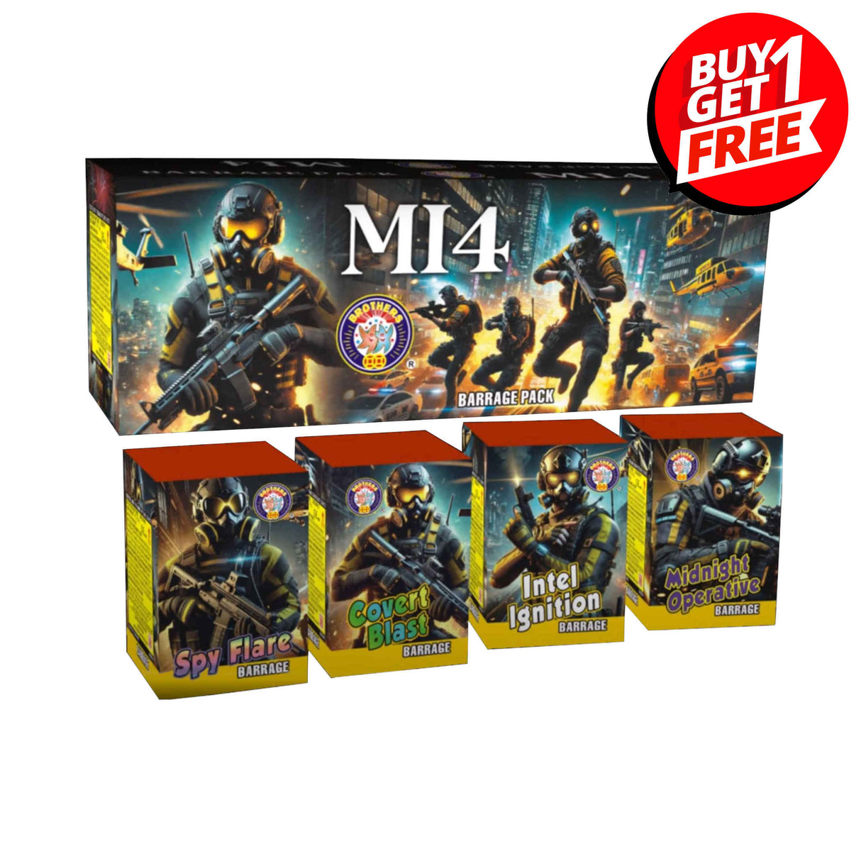 [PREORDER] MI4 | 4x25 Shot Barrage Pack