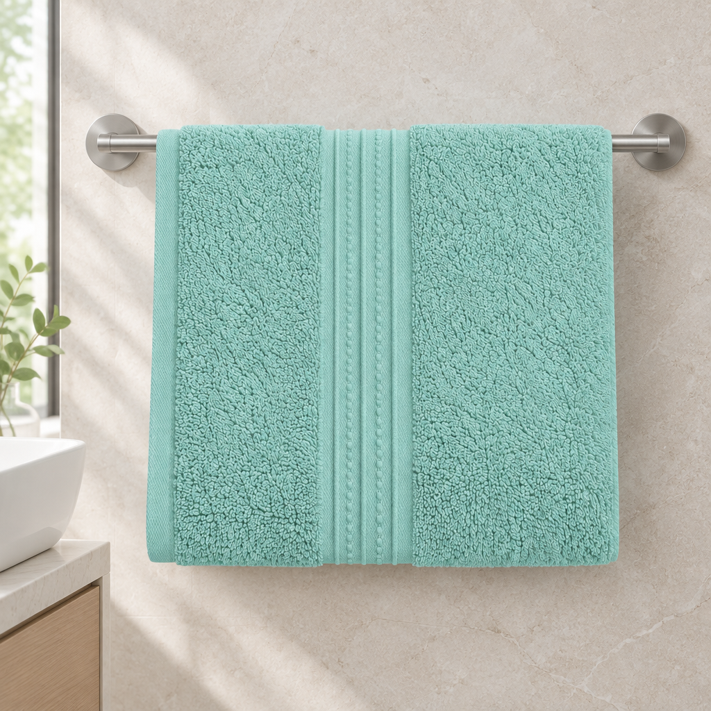 Vintage Spa Bath Towel 27"x54" 100% Cotton Soft Absorbent