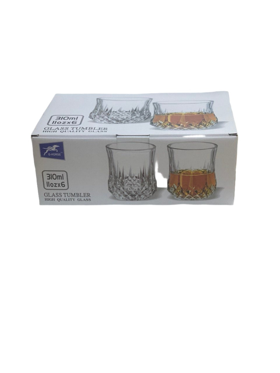 Glass Tumbler 6x310ml