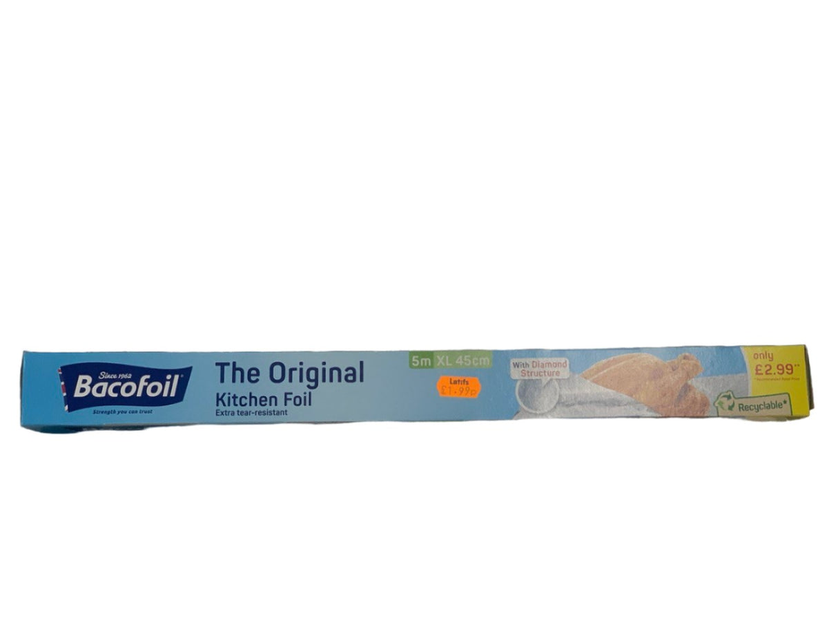 Bacofoil The Original Kitchen Foil 5mx45cm