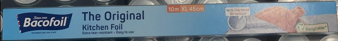 Bacofoil The Original Kitchen Foil 10mx45cm