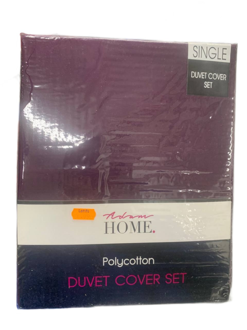 Adam Home Polycotton Duvet Set Aubergine