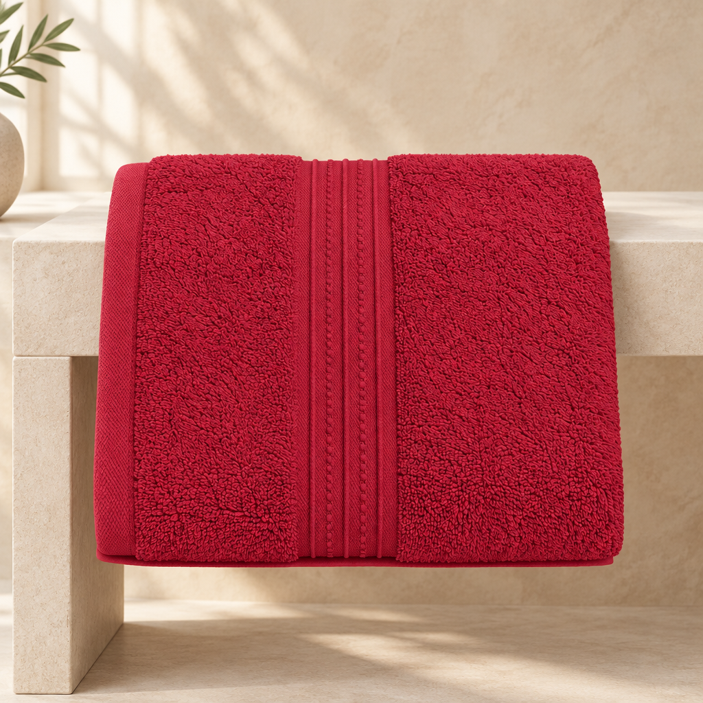 Vintage Spa Bath Towel 27"x54" 100% Cotton Soft Absorbent