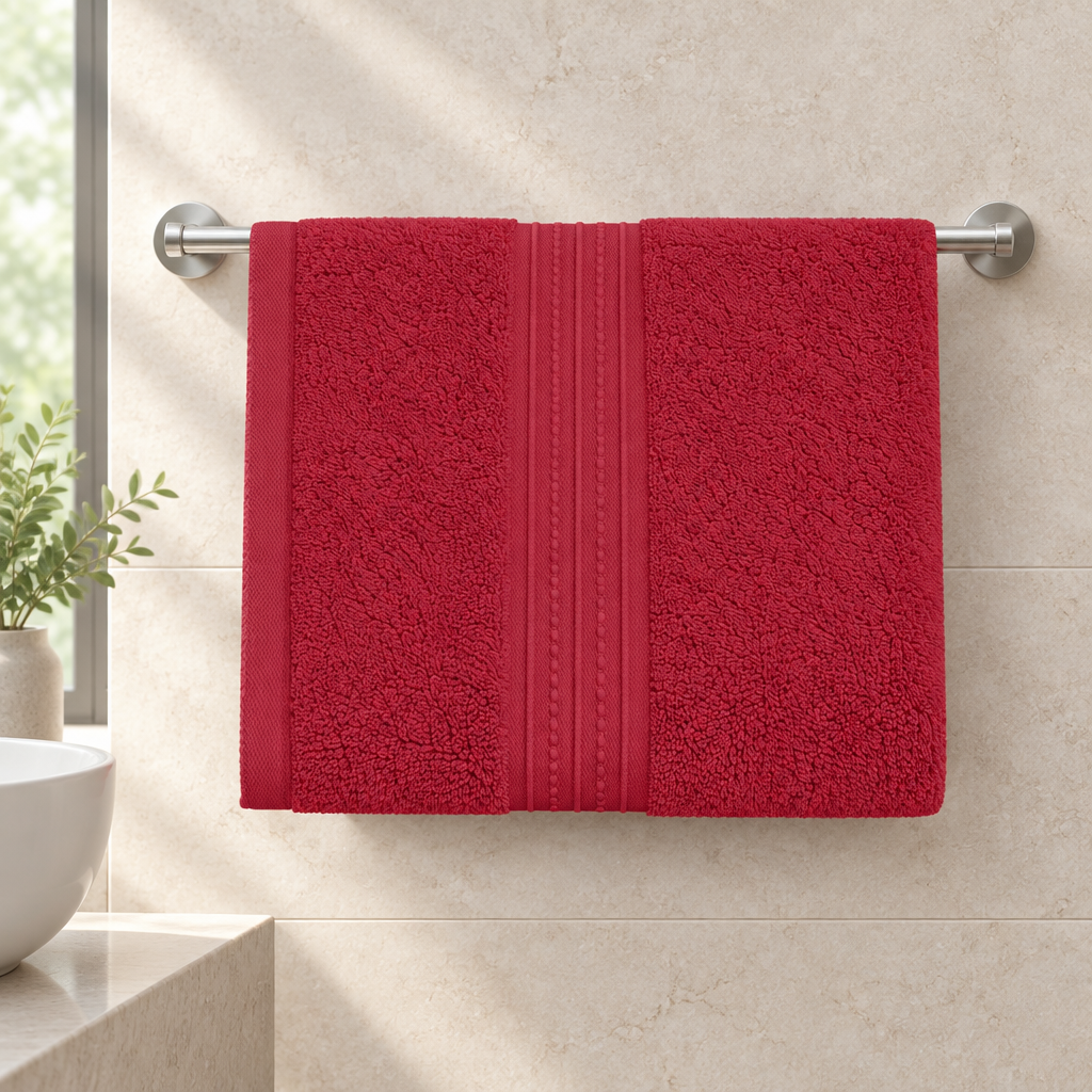 Vintage Spa Bath Towel 27"x54" 100% Cotton Soft Absorbent