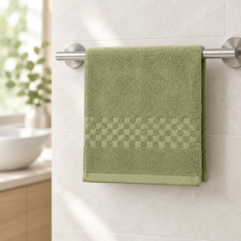 Feather & Stitch New York Face Towel 100% Cotton Superior Softness