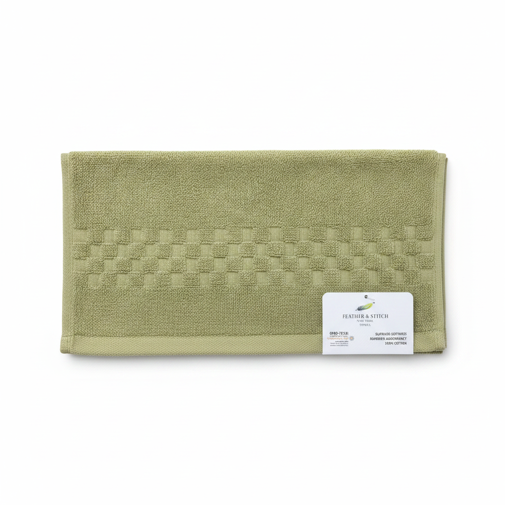 Sage Green Face Towel
