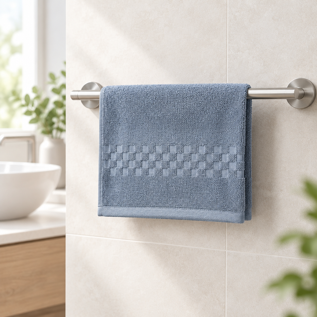 Feather & Stitch New York Face Towel 100% Cotton Superior Softness