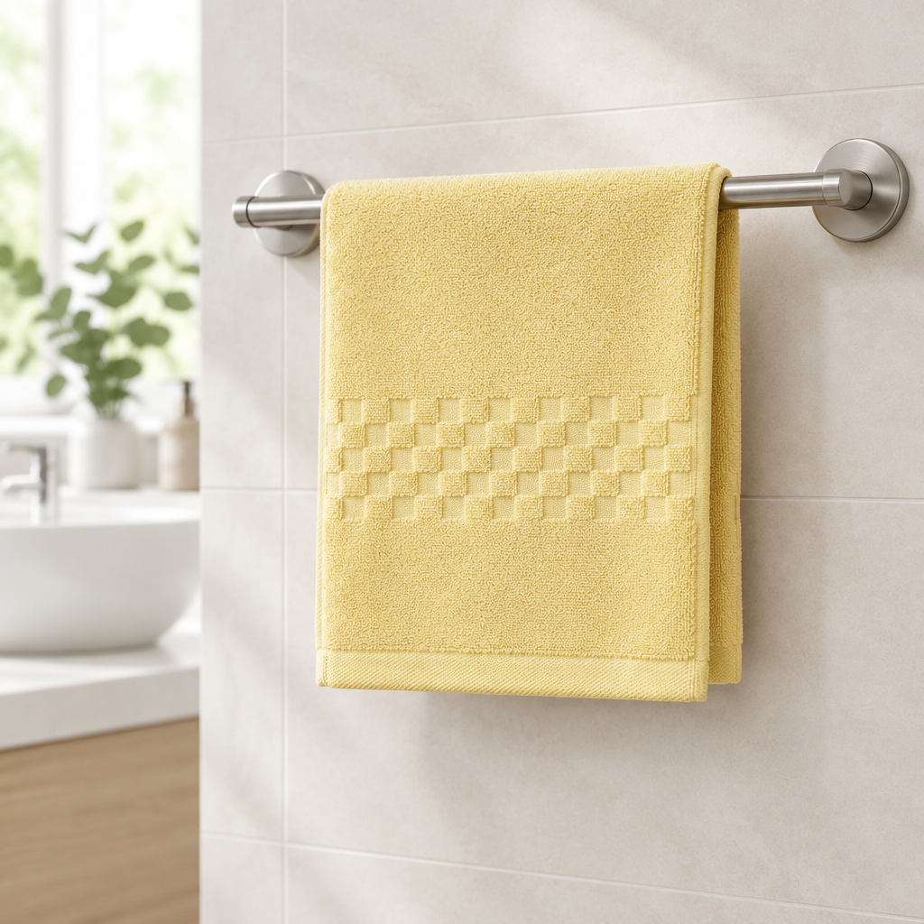Feather & Stitch New York Face Towel 100% Cotton Superior Softness