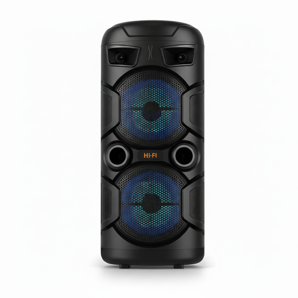 Sing-e ZQS2806 Colorful Bass Speaker 8-Inch x 2 with RGB Lights