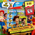 Disney Pixar Toy Story Party Favours Set 20 Pieces (Rulers, Notebooks, Crayons & Stickers)