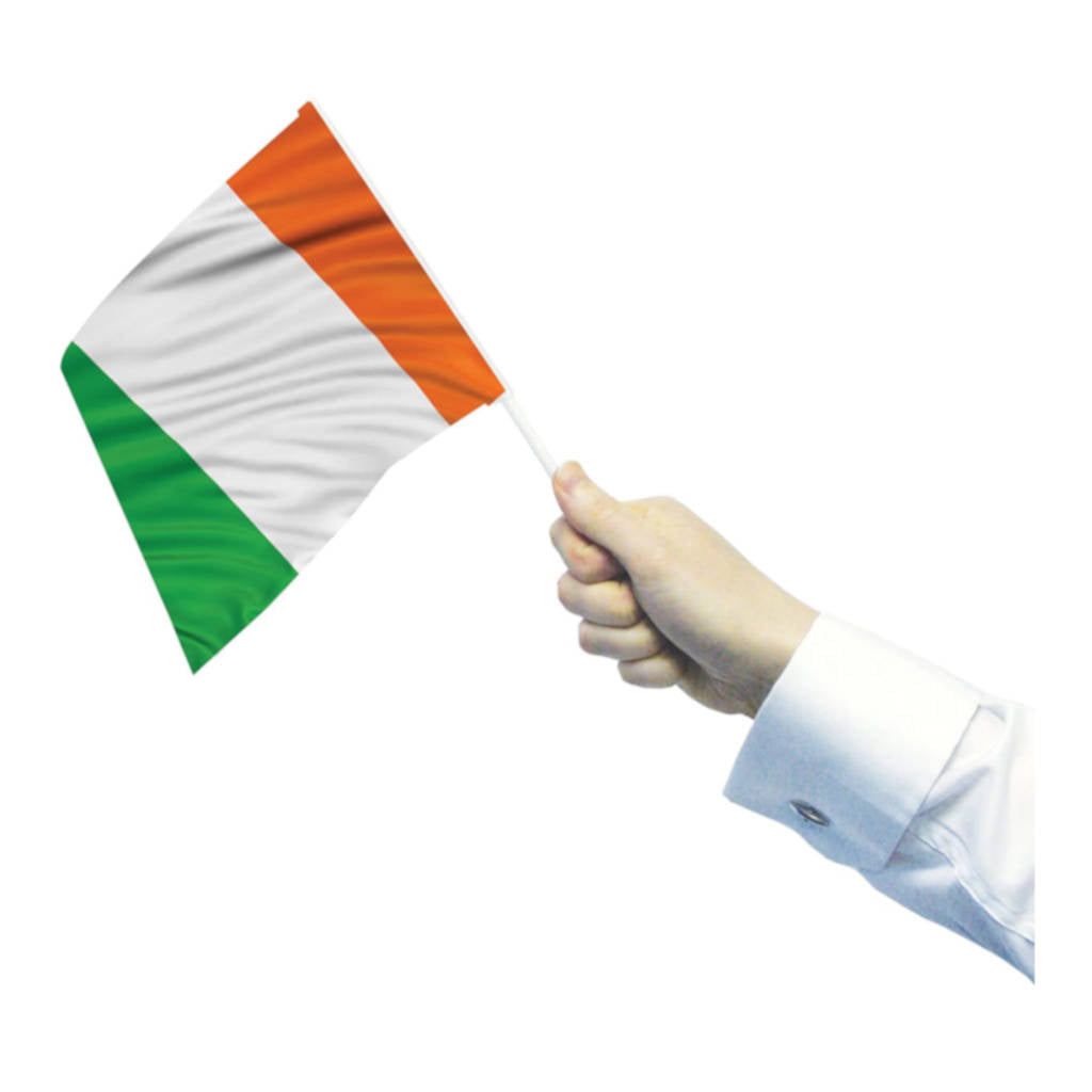 Ireland Handheld Waving Flags | 30 x 45cm | 4 Pack