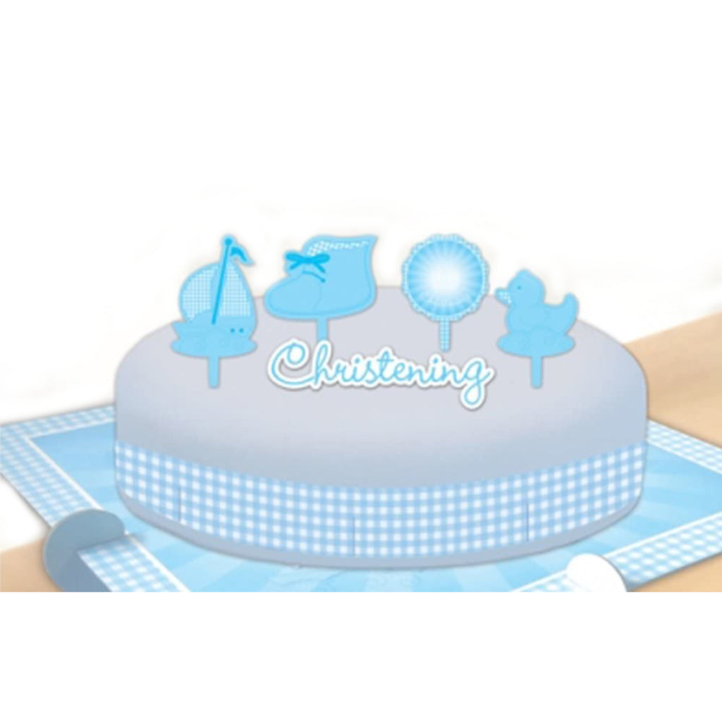 Christening Booties Cake | Decorating Kits | Blue